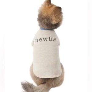 Wag A Tude “Newbie” Dog Shirt for small breeds-Shih Tzu, Maltese, French Bulldog
